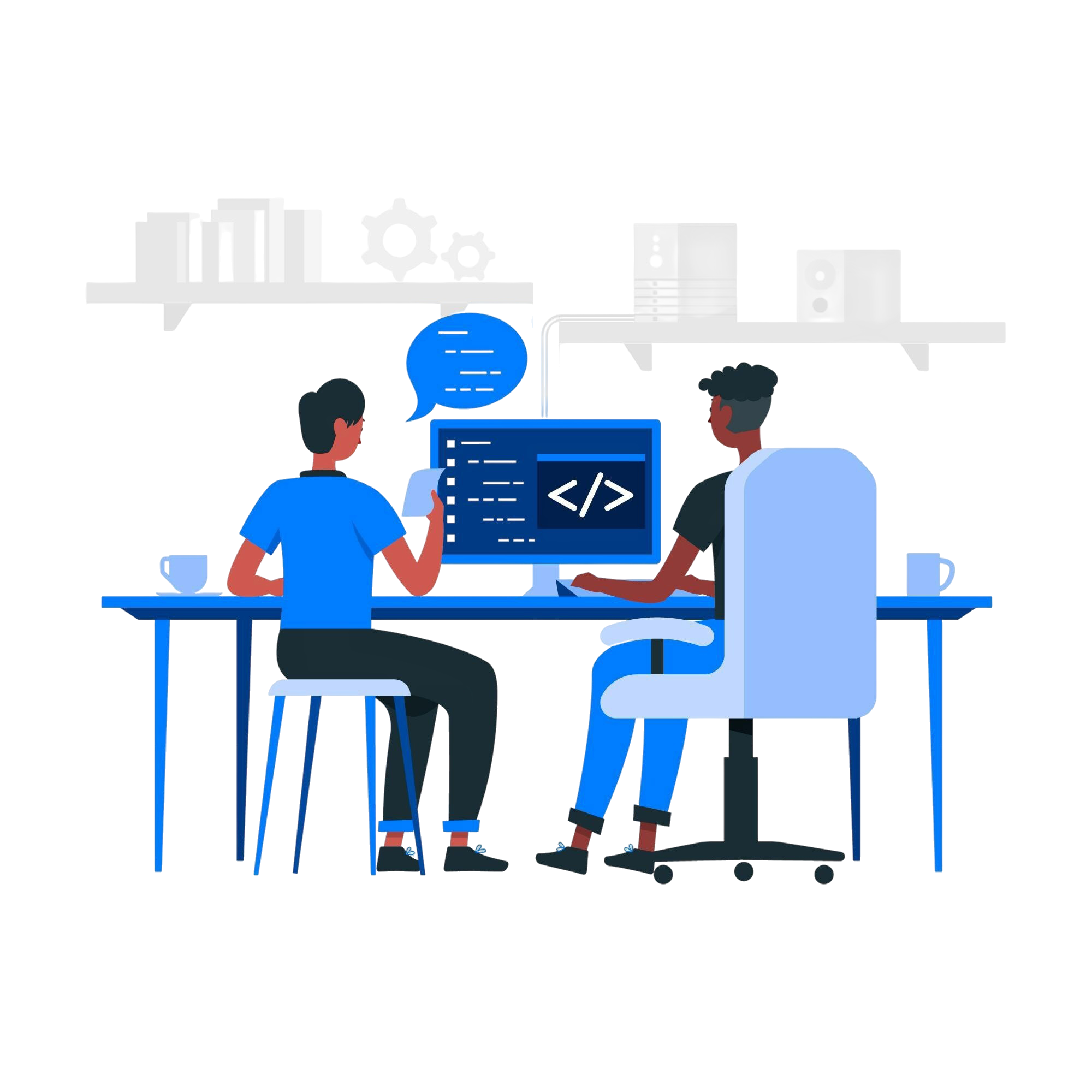 Developer illustration